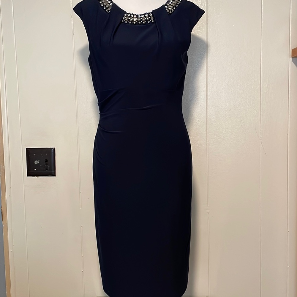 Vince Camuto navy evening dress. Size 10
